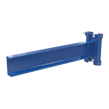 Vestil Blue Steel Cantilever Straight Arm no Lip 24"L Usable 2000lb Capacity SSAL-24-NL